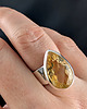 pierścionki srebrne Pierścionek Barokowy cytryn 5