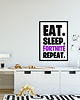 plakaty Plakat FORTNITE Battle royale - eat sleep 2