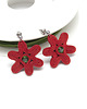 kolczyki soutache Kolczyki polski folklor - Kwiaty małe 1
