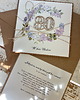 kartki scrapbooking Wyjątkowa ręcznie robiona kartka życzenia na 80 urodziny 2