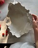 talerze, miski Ceramiczny Talerzyk Podwójna Muszla na Przekąski Na Oliwki Sery 4