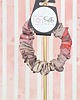 gumki do włosów S wąska gumka jedwabna do włosów jedwab naturalny scrunchie pastelowa 1
