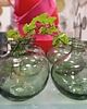 wazony Wazon zielony szklany 18cm organiczny 4