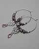 kolczyki - inne Alloys Collection flower vol. 9 /ruby/ - kolczyki 2