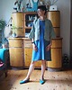 bluzki kimonowe damskie KIMO MIA short / mint linen 3