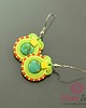 kolczyki soutache Kolorowe kolczyki sutasz - Lilly3 1
