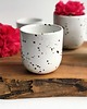 kubki Kubek ceramiczny bez uszka, czarka - KROPKi 2