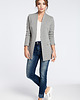 marynarki damskie Żakiet bez zapięcia - szary (B-030) 1