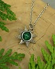 wisiory Mały wisiorek słoneczko zielony onyks wire wrapping słońce 1