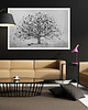 obrazy Obraz na płótnie z drzewem czarnobiały 120x80cm 3