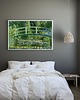 plakaty PLAKAT Monet, ogród obraz, sztuka ścienna, pejzaż lilie wodne 4