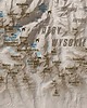 plakaty TATRY Polskie i Słowackie mapa plakat 2