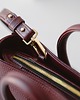 torebki do ręki BOW BAG - skórzana torebka - bordowa 3