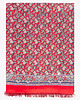 tuby i kominy Szal jedwabny ekskluzywny męski czerwony w paisleye 30x180 cm 1