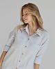 koszule damskie  Lniana koszula 100% len LIGHT GRAY 6