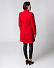 płaszcze damskie Płaszcz ze stójką czerwony Holystic 1