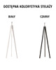 lampy podłogowe Drewniana lampa stojąca trójnóg z rattanowym kloszem HAITI BOHO 6