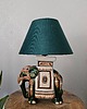 lampy stołowe Lampa ceramiczna słoń 2
