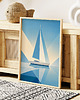 plakaty Plakat Geometryczna łódka 4