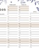 kalendarze i plannery Planer ścienny polski + święta 42 x 60 cm (A2) 2025 1