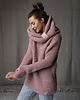 swetry damskie  Sweter Boucle Różowy 2