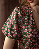sukienki midi damskie Sukienka kopertowa zapinana na guziki Patti Green Bouquet 5