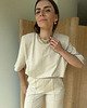 t-shirt damskie Tshirt Art poduchy mocca melange 2