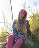 bluza z kapturem damska Zipper Long Wild Panther 3