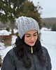 czapki damskie Kolorowa duża czapka beanie z wełną i alpaką 1