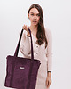 torby na ramię Sztruksowa torba shopper fiolet 2