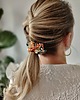 gumki do włosów Gumka jedwabna, scrunchie, kolorowe parasole MINI 3