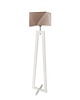 lampy podłogowe Drewniana lampa podłogowa BALI 2
