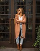 bluza z kapturem damska Płaszczobluza No.2 Cynamon 1