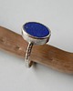 pierścionki srebrne -lapis lazuli V- 1