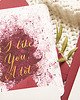 kartki scrapbooking Kartka Walentynkowa "Maroon Love" I LIKE YOU 1