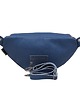 saszetka nerka Niebieska torebka damska Nerka biodrowa Skórzana Crossbody 2