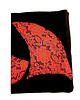 szale damskie Komin RED FLOWER 1