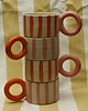 kubki i filiżanki Kubek ceramiczny w paski. Ceramika ręcznie robiona 5
