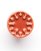 gałki do mebli Gałka mała do mebli pomarańczowo-brązowa, wz.9 1