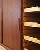 komody i szafki Highboard tekowy, duński design, lata 70, produkcja: Omann Jun 9