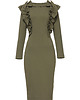 sukienki midi damskie Sukienka khaki YY100062_RAL6007 3