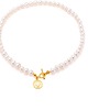 chokery Choker naszyjnik z naturalnych pereł, srebra 925 pozłacanego 1