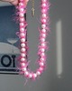 naszyjniki - inne Naszyjnik PINK PUFFY PEARLS 3