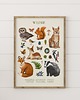 plakaty Plakat "W LESIE" 40x50 cm 5