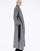 płaszcze damskie Woolen cardigan coat 8
