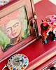 szafki Ręcznie malowana szafka na klucze, Frida Kahlo, prezent, kwiaty 1