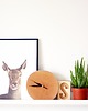 zegary Drewniany zegar plaster Natural 5