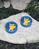 kolczyki z żywicy Tunele do uszu 28-34mm Pikachu/ plugi, rozpychacze, tapery, tunele siodłowe 1