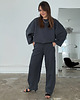 bluza bez kaptura damska Bluza Grounded light antracite 7