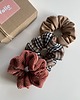 gumki do włosów Sztruksowa scrunchie Copper 5